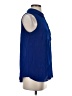 Apt. 9 Blue Sleeveless Button-Down Shirt Size S - photo 4