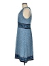 Max Studio Print Blue Casual Dress Size M - photo 5