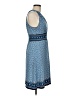Max Studio Print Blue Casual Dress Size M - photo 4