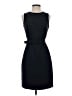 Theory Solid Black Cocktail Dress Size 4 - photo 1