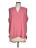 Zenana 100% Polyester Pink Sleeveless Blouse Size L - photo 1