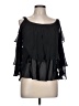 Kenar 100% Polyester Black 3/4 Sleeve Blouse Size L - photo 1