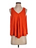 Drew 100% Rayon Orange Sleeveless Blouse Size S - photo 1