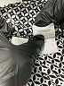 Kasper Print Black Gray Casual Pants Size 18 - photo 6