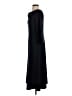 Lands' End Solid Black Casual Dress Size S - photo 5