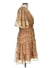 Max Studio 100% Polyester Paisley Brown Casual Dress Size L - photo 4