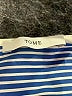 Tome Stripes Blue Long Sleeve Button-Down Shirt Size 6 - photo 7