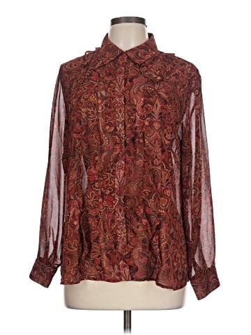 Joan Rivers Long Sleeve Blouse (view 1)