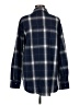 La Miel Plaid Blue Long Sleeve Blouse Size M - photo 2