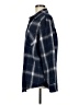 La Miel Plaid Blue Long Sleeve Blouse Size M - photo 5