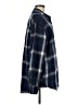 La Miel Plaid Blue Long Sleeve Blouse Size M - photo 4