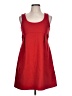 MICHAEL Michael Kors Solid Red Casual Dress Size 10 - photo 1