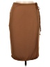 Rave 100% Polyester Solid Brown Casual Skirt Size M - photo 1