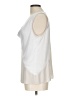 The Limited 100% Polyester Ivory Sleeveless Blouse Size L - photo 5
