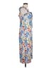 George 100% Polyester Floral Blue Casual Dress Size 12 - photo 4