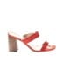 Unisa Color Block Orange Sandals Size 8 1/2 - photo 1