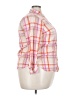 Talbots Plaid Pink Long Sleeve Button-Down Shirt Size 2X Petite - photo 4