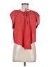 IRO Red Short Sleeve Blouse Size EU (FR) 38 / US 6 - photo 1