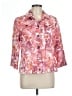 Christopher & Banks Print Pink Jacket Size L - photo 1