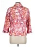 Christopher & Banks Print Pink Jacket Size L - photo 2