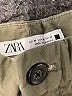 Zara Solid Green Khaki Shorts Size 29 waist - photo 3