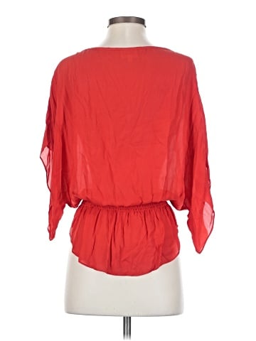 Parker Short Sleeve Silk Top (view 2)