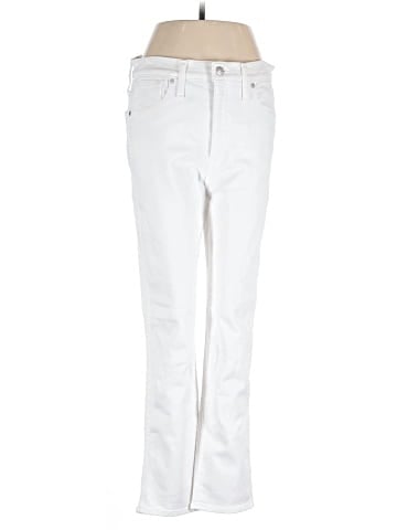 Madewell Stovepipe Jeans in Pure White (view 1)