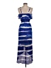 Express 100% Polyester Tie-dye Blue Casual Dress Size XS - photo 2