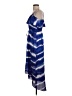 Express 100% Polyester Tie-dye Blue Casual Dress Size XS - photo 5