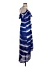Express 100% Polyester Tie-dye Blue Casual Dress Size XS - photo 4