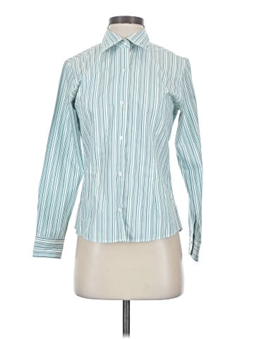 Petite Sophisticate Long Sleeve Button-Down Shirt (view 1)