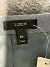 J.Crew 100% Cotton Solid Gray Formal Skirt Size 0 (petite) - photo 4