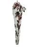 Like an Angel Floral Gray Casual Pants Size S - photo 4
