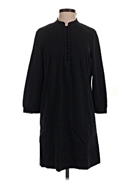 laundry by design black dress Laundry by Design Women's 3/4 Sleeve Ruched Maxi Dress Solid Black Size 8