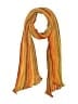 Chico's 100% Polyester Stripes Orange Scarf One size - photo 1