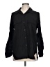 Max Studio Black Long Sleeve Button-Down Shirt Size L - photo 1