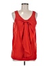 Neiman Marcus 100% Polyester Red Sleeveless Blouse Size M - photo 1