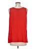 Neiman Marcus 100% Polyester Red Sleeveless Blouse Size M - photo 2