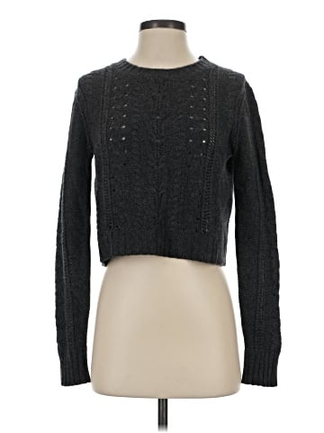 Velvet Cashmere Pullover Sweater (view 1)