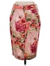 Talbots 100% Cotton Floral Pink Formal Skirt Size 4 - photo 2
