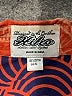 Hiho 100% Cotton Paisley Orange 3/4 Sleeve Button-Down Shirt Size S - photo 7