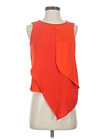 Zara W&B Collection Sleeveless Blouse (view 1)