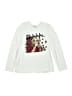 Mayoral Graphic Ivory White Long Sleeve Top Size 7 - photo 1