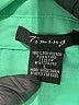 Timing 100% Polyester Green 3/4 Sleeve Blouse Size L - photo 7