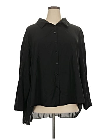Shein Curve Long Sleeve Blouse (view 1)