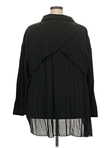 Shein Curve Long Sleeve Blouse (view 2)