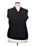 Loveappella Black Sleeveless Blouse Size 2X - photo 1