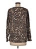 Dear Scarlett Animal Print Brown Pullover Sweater Size M - photo 2