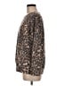 Dear Scarlett Animal Print Brown Pullover Sweater Size M - photo 5