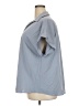 Shein Curve 100% Polyester Color Block Gray Short Sleeve Blouse Size 4X - photo 5